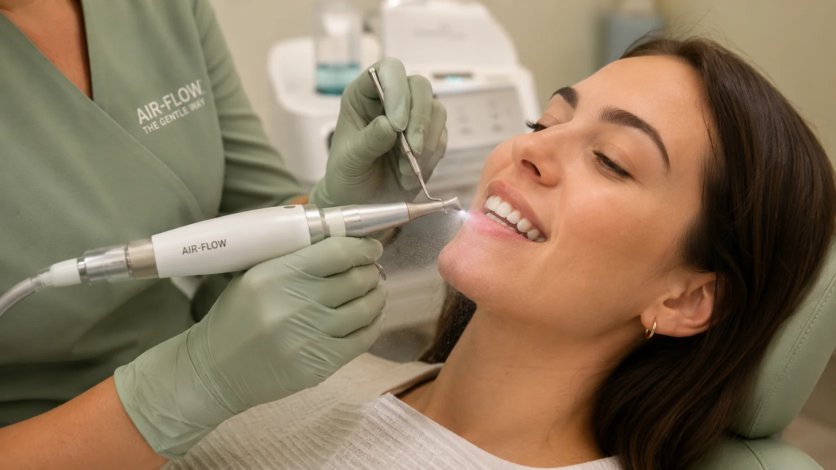 Air-Flow pieskovanie zubov v K·Dental